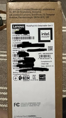 Lenovo ThinkPad X12 Gen 2 Detachable Intel Laptop - Picture 11 of 11