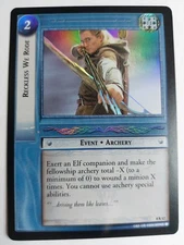 LOTR TCG Siege of Gondor RECKLESS WE RODE 8R12 FOIL NM