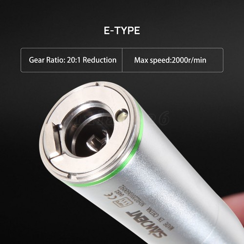 SANDENT Dental 20:1 LED Fiber Optic Implant Contra Angle Low Speed Handpiece - Picture 23 of 24