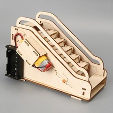 DIY Science Toy Stem Toys Electric Escalator Model Teaching Aid Handmade