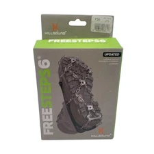 Hillsound FreeSteps6 Traction Cleats Footwear Ice Snow Grip Crampons L/G Large