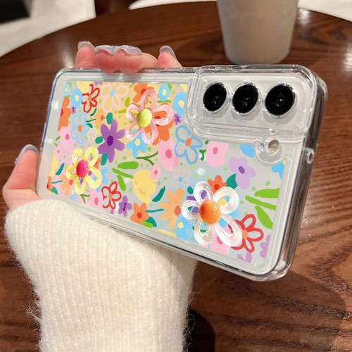 Phone Case For Samsung Galaxy A17 A16 A26 A56 A36 A55 A25 A54 Flower Clear Cover - Picture 16 of 19