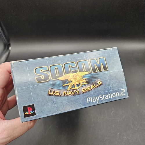 2002 Sony PlayStation 2 PS2 SOCOM: U.S. Navy SEALs Big Box - Great Condition - Picture 3 of 9