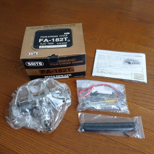 SAITO Engine SAITO 182 Twin FA-182T Hemi-Head 4C motor BRAND NEW