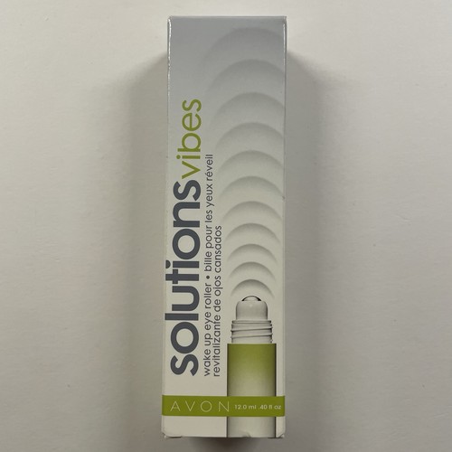Avon Solutions Vibes Wake Up Eye Roller 12ml .4 fl oz Brand New in Box NOS - Picture 1 of 8