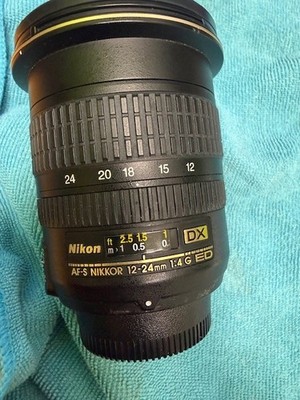 4割引美品 Nikon DX SWM ED IF Aspherical 77mm Nikon DX AF-S Nikkor 12-24mm 1:4 G ED JAPAN DX SWM ED IF