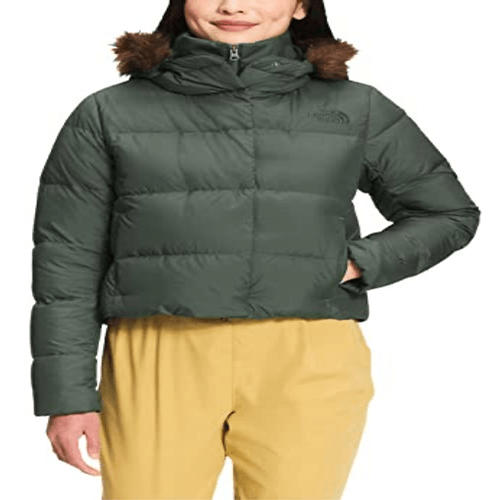 Chaqueta corta de plumón The North Face New Dealio (tomillo) ropa para mujer talla L - Imagen 1 de 3