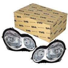 TYC Scheinwerfer Satz Links + Rechts für KLASSE C W203 S203 MERCEDES