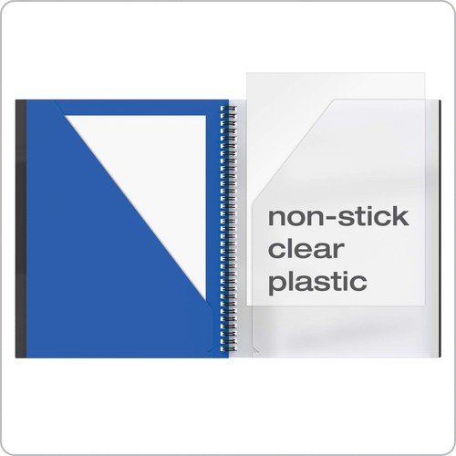 10 Pocket Folder, Plastic Spiral Portfolio, Folder for School and Office, Mul... - Picture 3 of 6