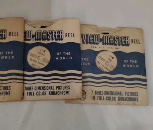 Sawyers 1950's View-Master Vintage Bakelite Model 3D Viewer w/ Reels Set - Picture 6 of 12