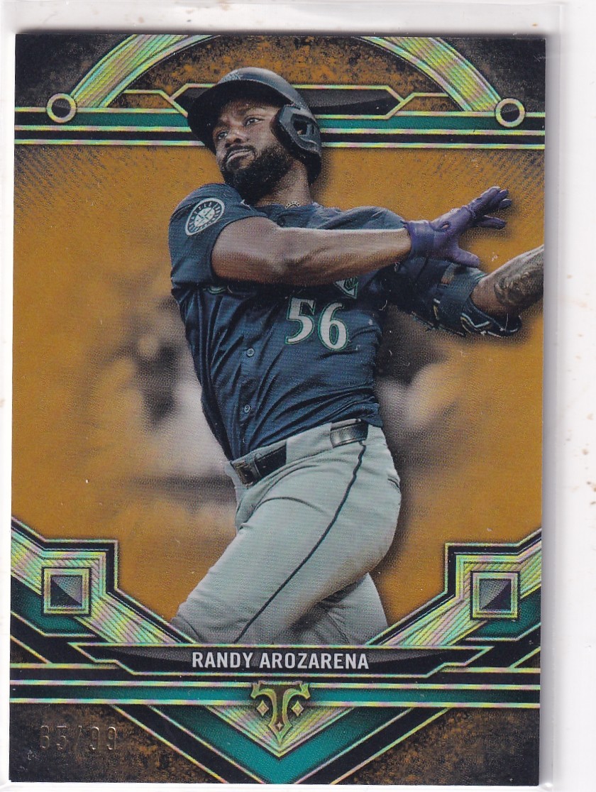 2024 Topps Triple Threads #167 Randy Arozarena Gold #/99