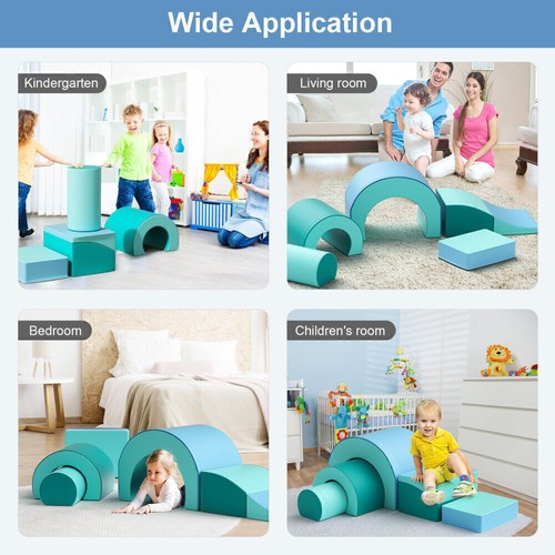 Climb and Crawl Playset Soft Lightweight Foam Play Set Climbing Blocks 5Pcs Kids - Picture 10 of 11