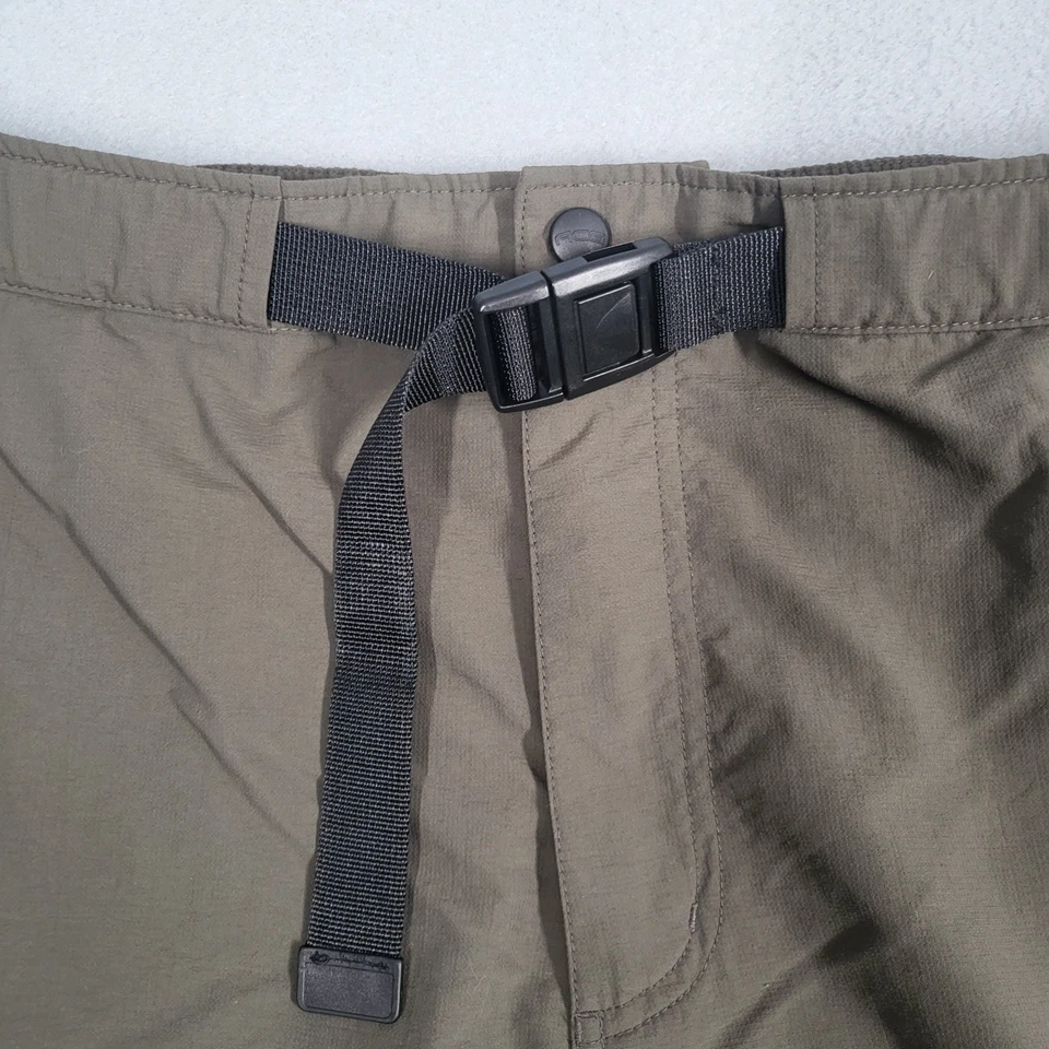 Pantalones Cortos de Senderismo Nike ACG Para Hombres Aire Libre Nylon Caqui Tostado con Cinturón Talla 40 Foto 3 de 4