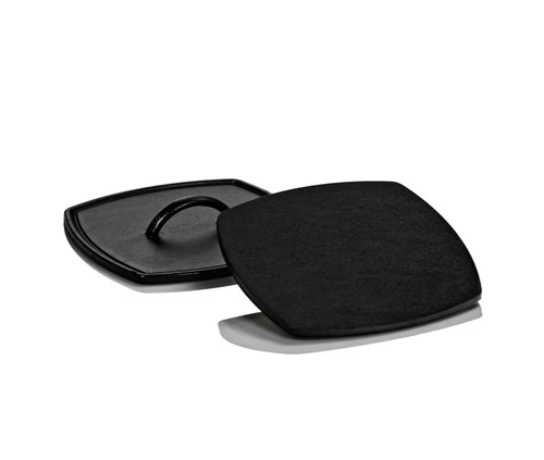Lodge Grill Press 8.25" Negro Hierro Fundido Plano Pre-Sazonado Duradero Estufa - Imagen 3 de 5