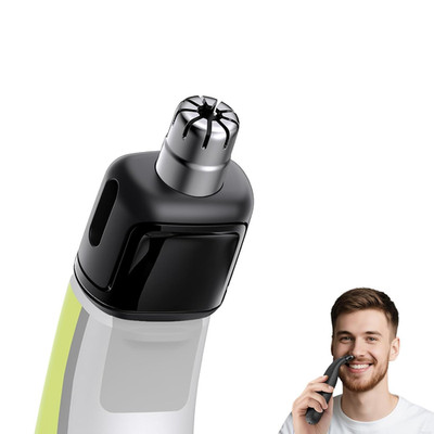Nose Hair Trimmer Replacement Attachments 360° Rotating System Easy Cleaning