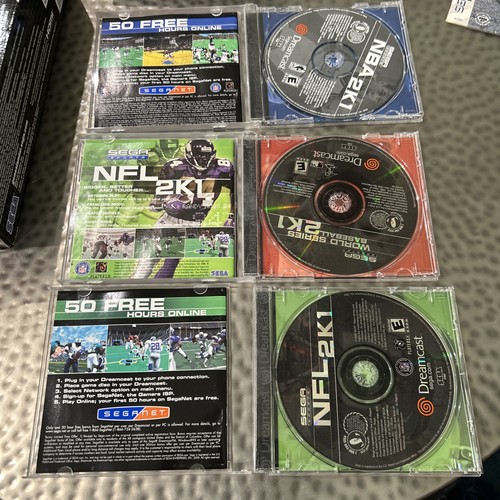 NFL NBA Baseball  2K1(SEGA Dreamcast, DC, drecas, 2000) CIB and Tested Working - Picture 2 of 3