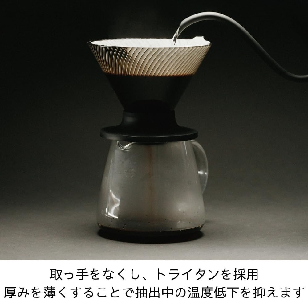 HARIO V60 NEO 02 Coffee Dripper VDN-02-B New Model Tritan Made in Japan 1-4 Cups