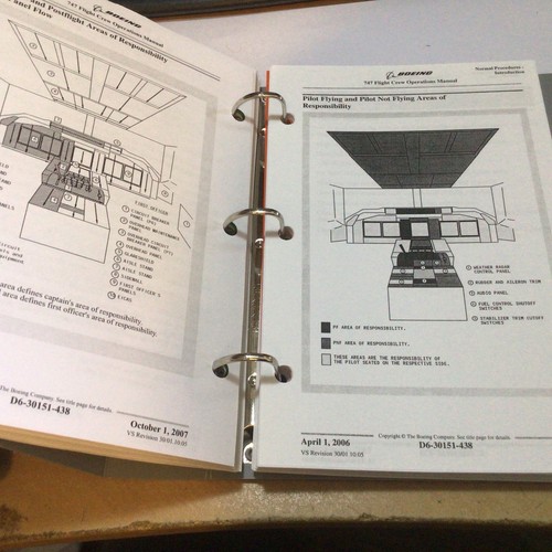 Gebrauchte Boeing 747-41R/-4Q8/-443 Flight Crew Operations Manual 2 Vols 2007 FCOM - Bild 9 von 24