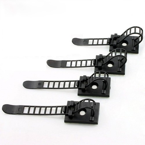 100 Pcs Kabelkabelbindungsfest -Clip Kabel-Organizer Verstellbare Kabelclips - Photo 2/11