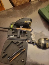 Planet Eclipse CS2 Pro Paintball Marker Gun w/ Case and hopper Gold