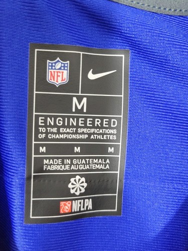Saquon Barkley #26 New York Giants NFL Nike Jersey Royal Blue Classic Mens M - Picture 3 of 20