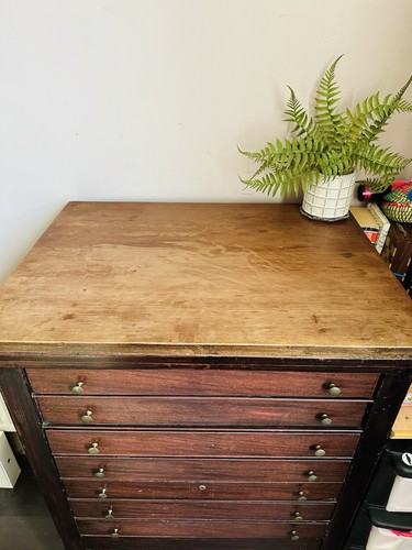 National Cash Register Co. Oak Cash Register Stand with Drawer - Picture 6 of 9