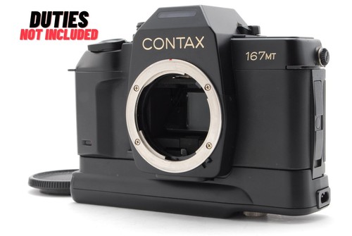 Contax 167MT fotocamera reflex pellicola 35 mm con supporto batteria P-5... - Foto 1 di 11