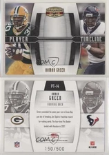 2008 Donruss Gridiron Gear Player Timeline /500 Ahman Green #PT-14