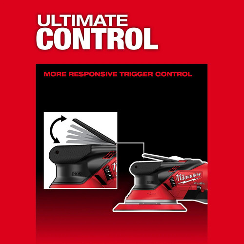 Lijadora orbital aleatoria Milwaukee 2585-20 M12 COMBUSTIBLE 12V 6" (3/16") - herramienta desnuda - Imagen 7 de 12