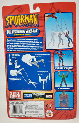 2004 ToyBiz SPIDER-MAN Dual Web Swinging Projectile Launcher