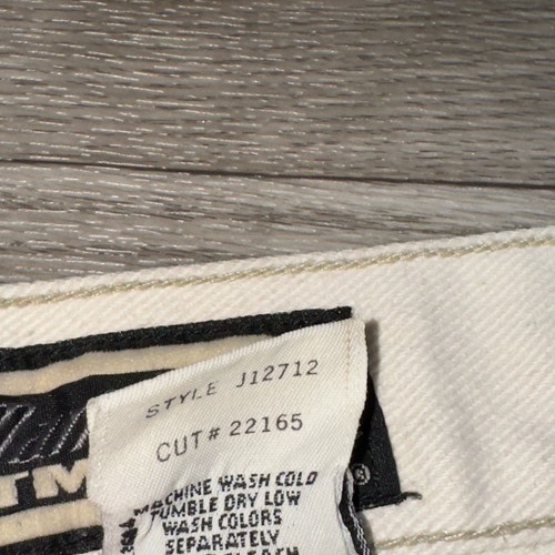 JNCO J1217 White Handyman Size 34x32 Some Stains Fire Size And Baggy Fit 90s🔥 - Picture 10 of 24
