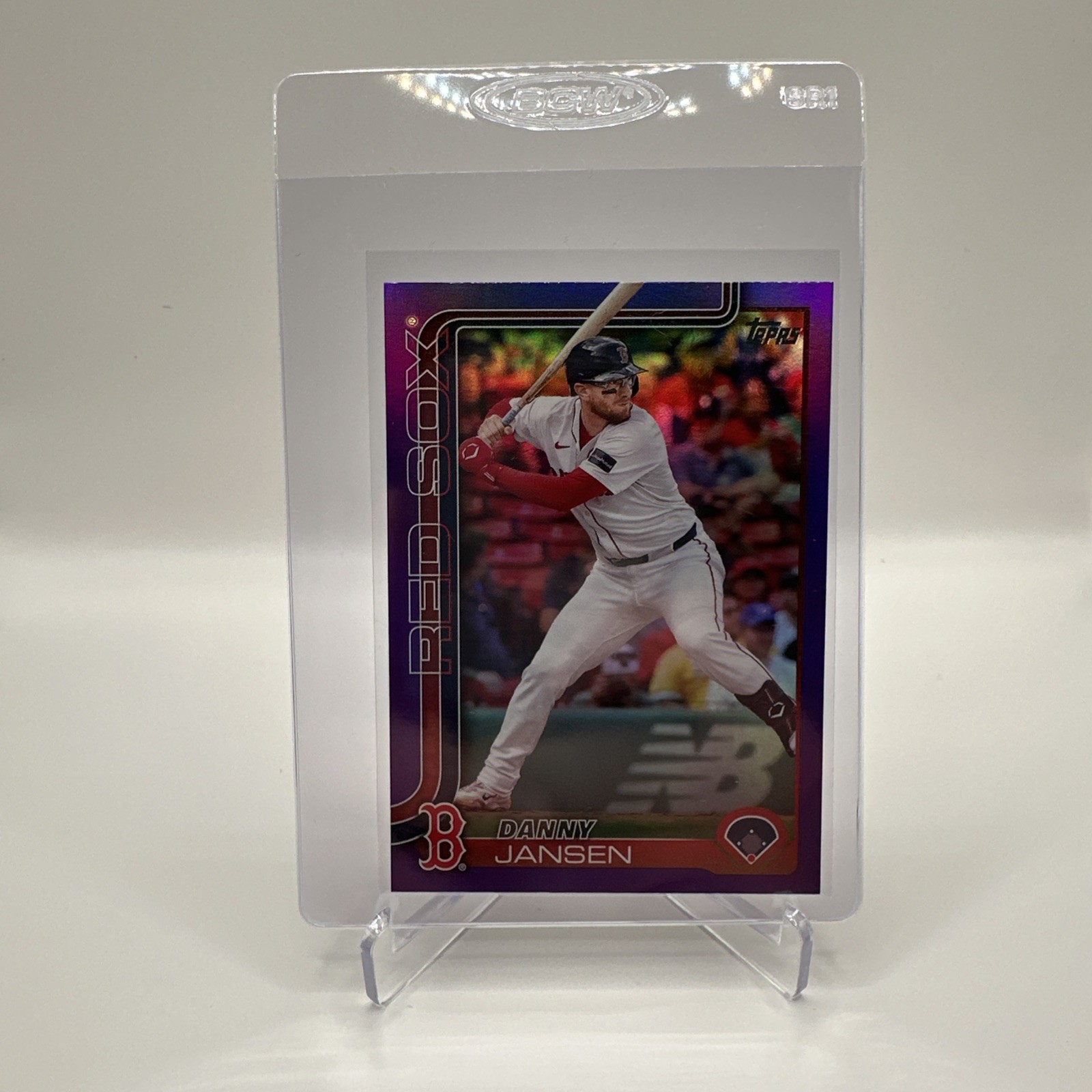 2025 Topps Series 1 - Danny Jansen #92 Purple Holo Foil /250