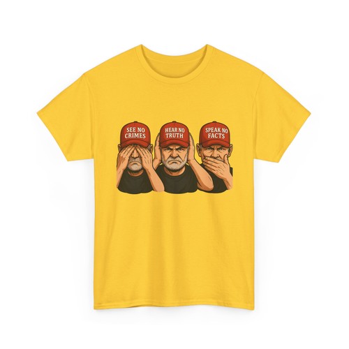 anti Trump shirt anti maga tee anti trump tee round neck cotton short sleeve Tee - Picture 24 of 45