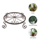 1pc Classic Iron Blumenständer Blumenständer Innentopf Outdoor Ornament