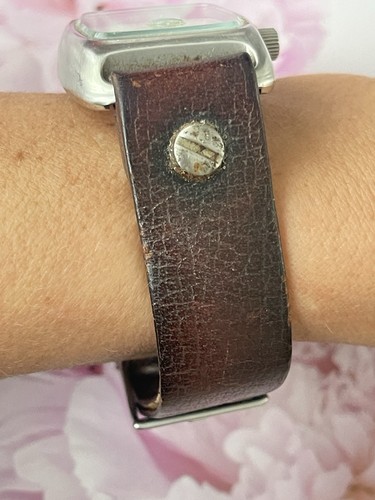 Men's Diesel Date Wristwatch DZ2009 Vintage Green Day 10 Bar Leather Strap 94 - 第 2/12 張圖片
