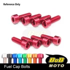 CNC RED Fuel Gas Cap Bolts For Suzuki GSXR 750 03 04 05 06 07 08 09 10 11 12