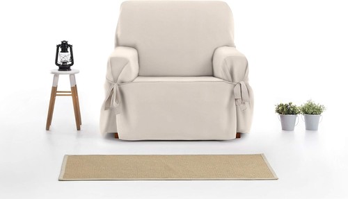 Eysa Levante Colcha Algodón Rosa 190 cm para Sofá 210-250 cm Beige - Imagen 3 de 5