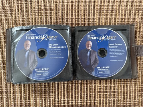 Juego de 13 lecciones Dave Ramsey Financial Peace University 2011 + 2 bonificaciones - 16 CD - Imagen 1 de 4
