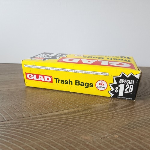 Glad Trash Garbage Bags 30 Gallon 3 Ply 10 Bags Stress Flex II Vintage - Picture 5 of 6