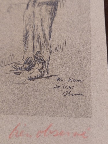 Ink André Simon Artist Lorraine 1945 Mr Kern - Picture 3 of 3