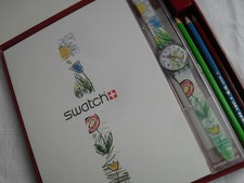 Swatch Special von 2004 ++ GN216PACK ++ FRENCH COLORING BOOK ++ ungetragen & OVP