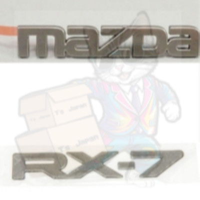 MAZDA GENUINE RX-7 RX7 FD3S FC3S FC3C REAR Logo EMBLEM SET BADGE ...