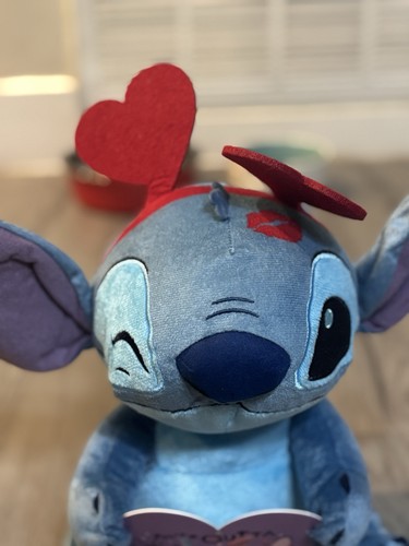 Disney Stitch Valentine Large Plush Stitch, 10-inch Stuffed - Picture 2 of 9