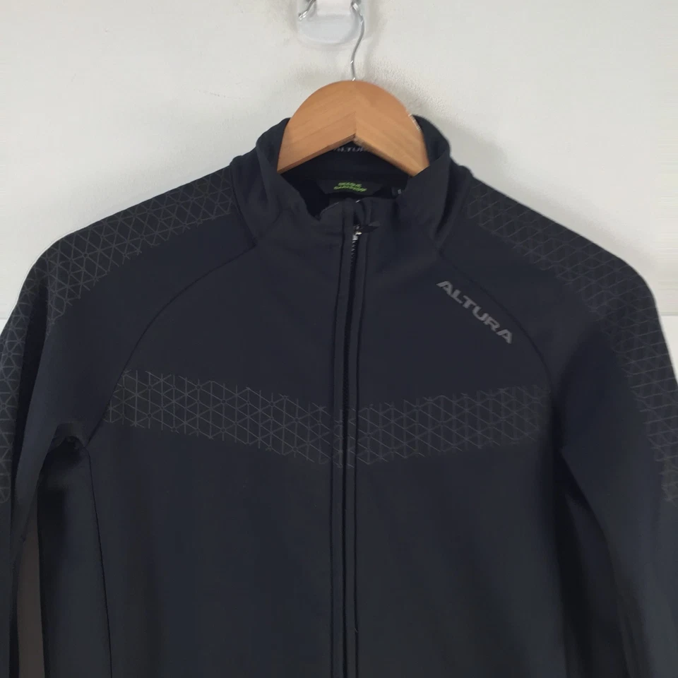 Altura womens cycling jacket size L black long sleeve zip 122617 - image 2 of 4