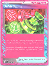 Unfair Stamp 165/167 Sv06: Twilight Masquerade Holo