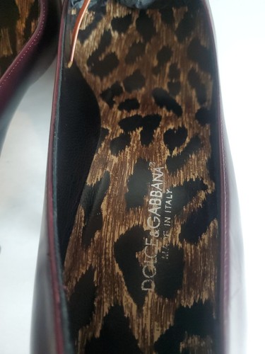 Dolce Gabbana Brown Sz 39 Vintage Chocolate Tobacco Laces Stitched Y2K - Picture 11 of 11