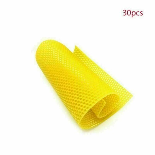 10/30PCS Natural Apis Sheets Bee Frames Honeybee Wax Flake Nest Beekeeping Tool - Picture 11 of 11