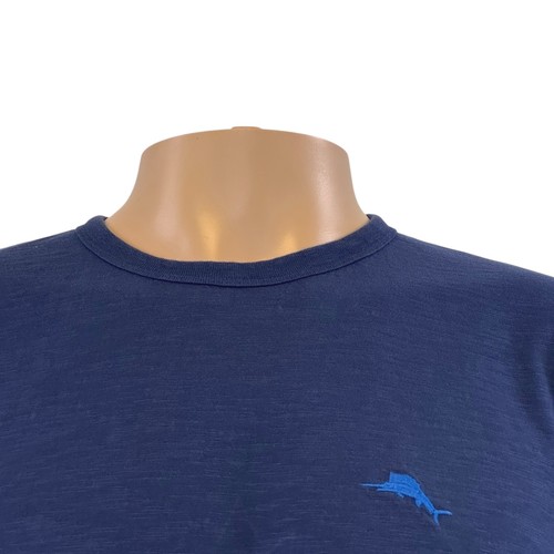 Tommy Bahama Herren LARGE Canada Maple Leaf Fireworks Kurzarm T-Shirt Blau - Bild 5 von 9