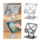 Book stand, hollow heat dissipation design, portable, with 360° rotating base