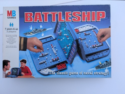 Vintage Battleships Board Game 1996 Edition by MB Games Kids Naval Strategy - GC - Picture 2 of 6